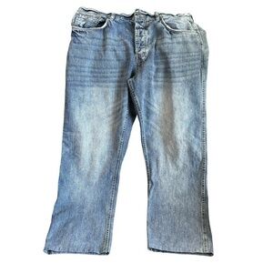 Carbon 2‎ Cobalt EUC  Denim Straight Leg  Button Fly Jeans Men's Medium Wash